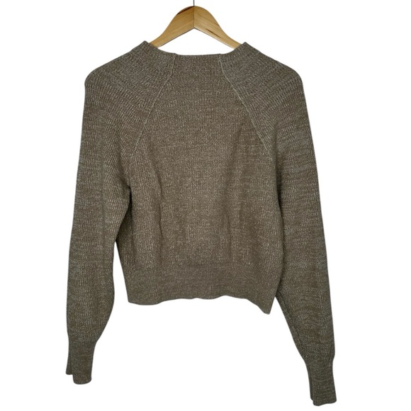 Free People Too Good Heathered Beige Knit Sweater - Picture 3 of 11
